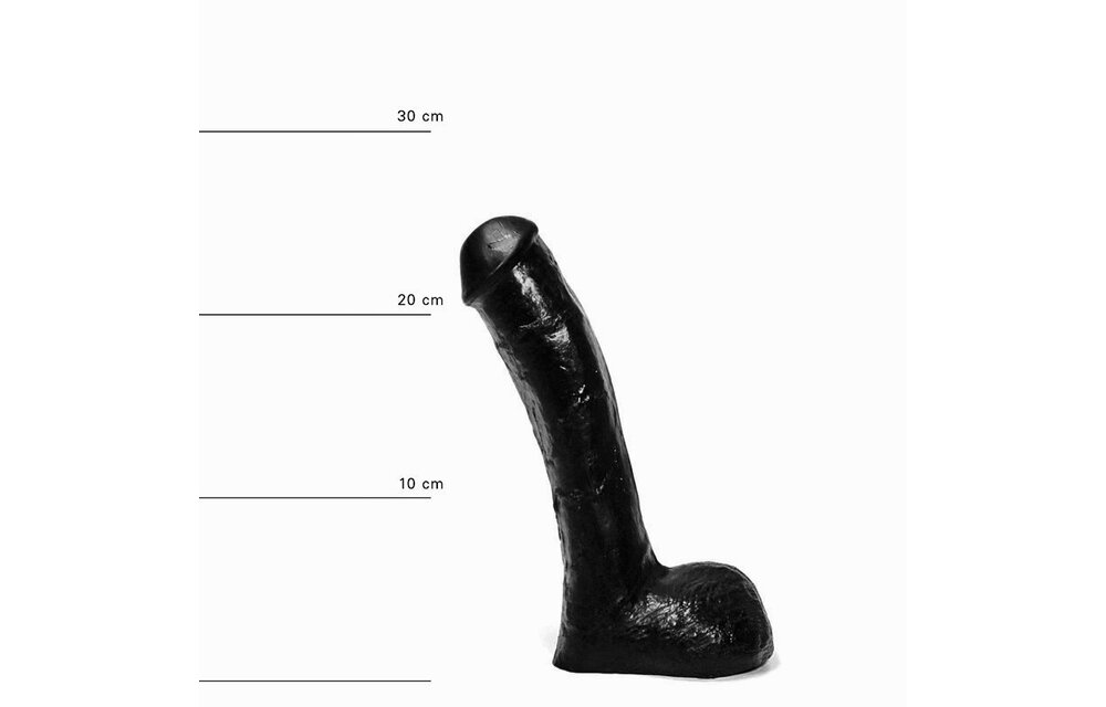 All Black AB 14 Dildo 23 cm – Weich, realistisch und flexibel