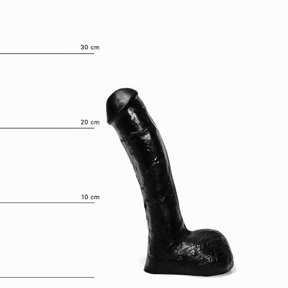 All Black AB 14 Dildo 23 cm – Zacht, Realistisch & Flexibel