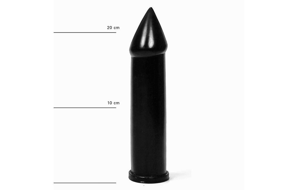 All Black Dildo 24 cm – Schlankes Design & ultimativer Komfort