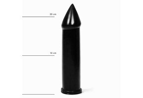 All Black Dildo 24 cm – Schlankes Design & ultimativer Komfort