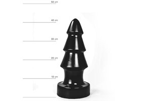All Black AB 57 Weihnachtsbaum-Buttplug 40 cm – Für Fortgeschrittene