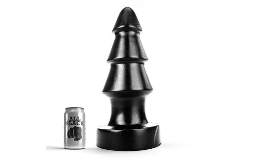 All Black AB 57 Kerstboom Buttplug 40 cm – Voor Gevorderden