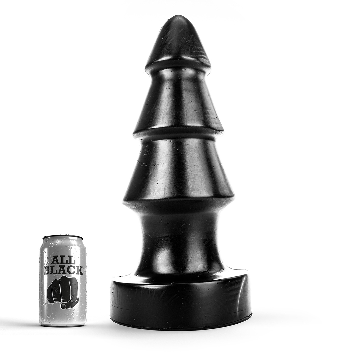 All Black AB 57 Kerstboom Buttplug 40 cm – Voor Gevorderden