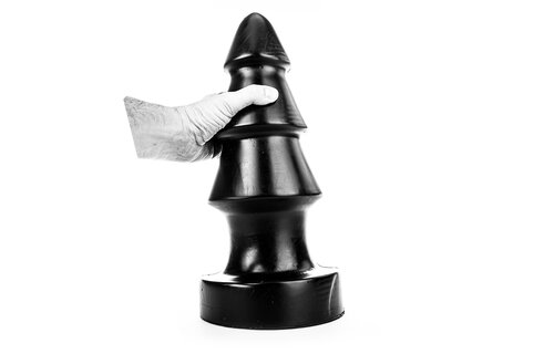All Black AB 57 Kerstboom Buttplug 40 cm – Voor Gevorderden