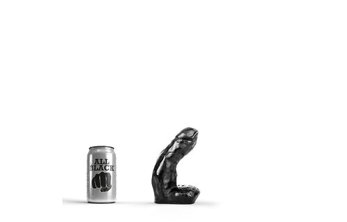 All Black AB 01 Dildo 15 cm – Kompakt, glatt und befriedigend
