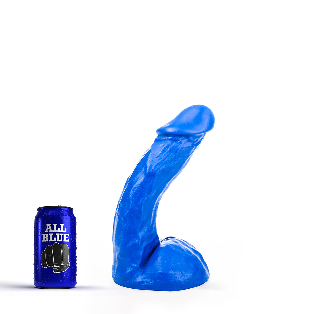 All Blue ABB64 Soft All Black Dildo 23 cm - Safe & Soft