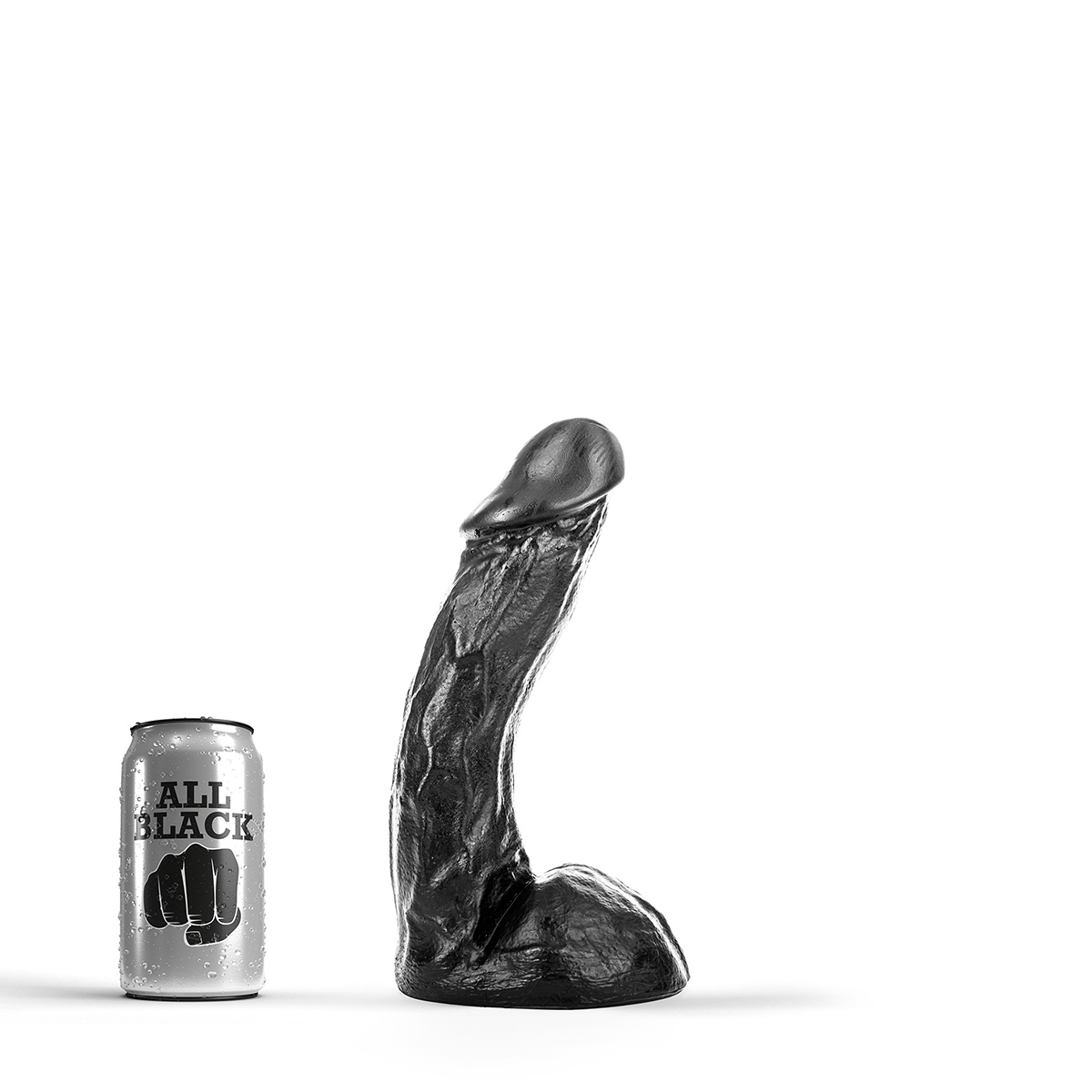 All Black AB64 Dildo 23 cm – Soepel, Veilig & Realistisch