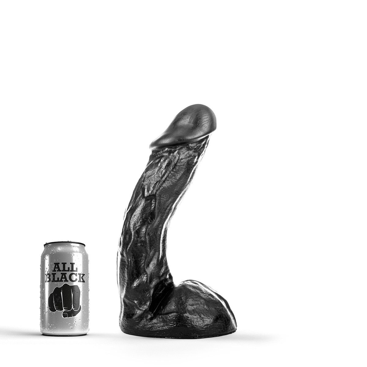 All Black AB66 Dildo 27,5 cm – G-Punkt-stimulierend & sicher