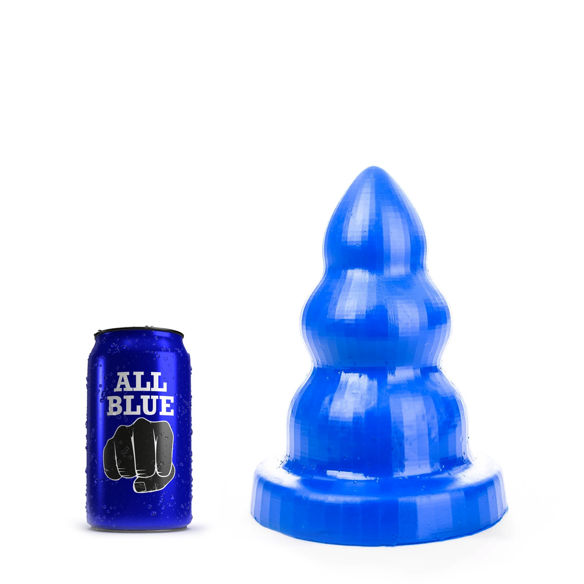 All Blue Buttplug 3 Noppen 21,5 cm | Modernes & sicheres Design