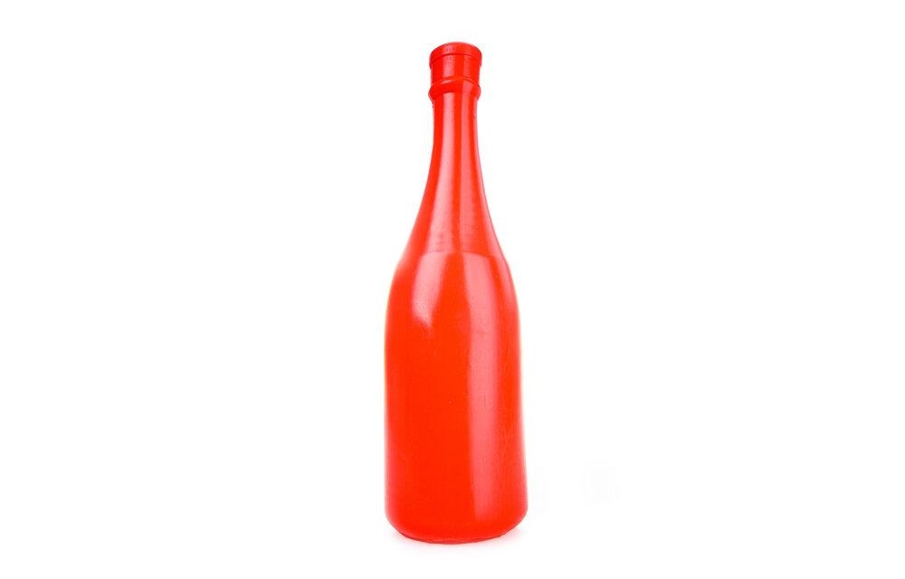 Champagnerflasche Large Red Dildo 39,5 cm – Sicheres & intensives Vergnügen