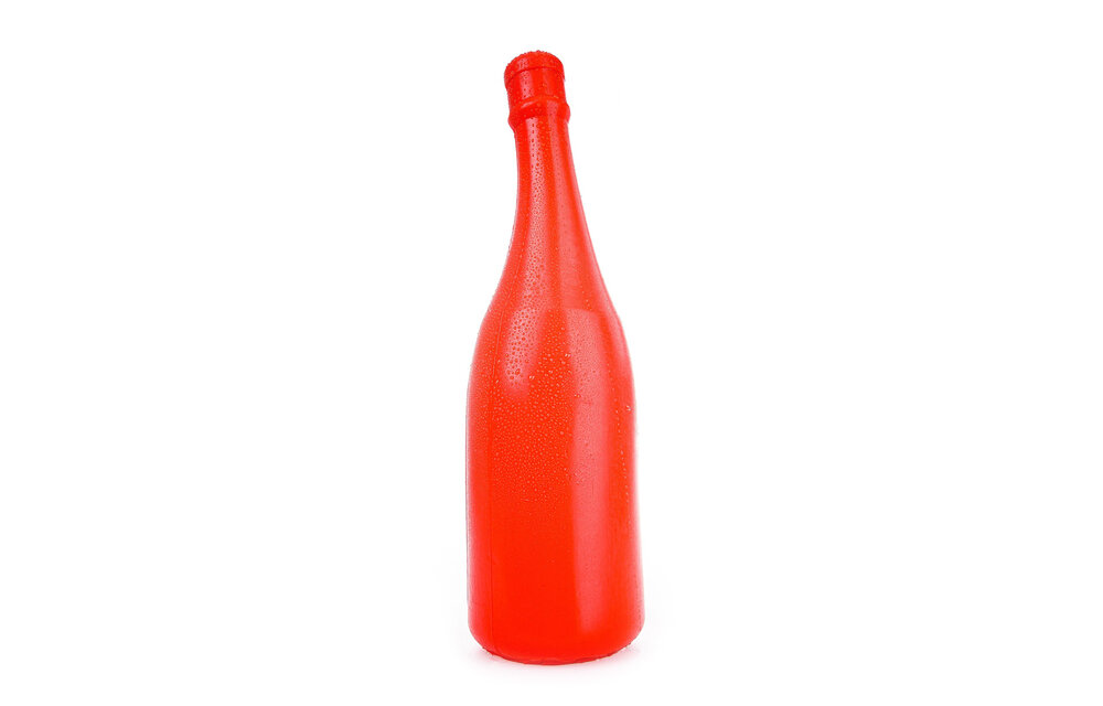 Champagnerflasche Large Red Dildo 39,5 cm – Sicheres & intensives Vergnügen
