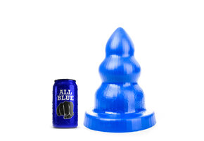 Triple Pleasure M Blue 26 cm | 3 Größen Stilvoller Buttplug