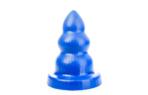 Triple Pleasure M Blue 26 cm | 3 Maten Stijlvolle Buttplug