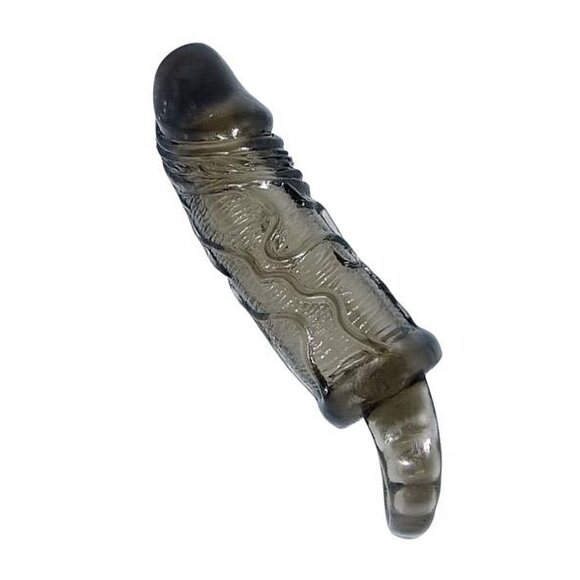 Penismanschette Men Extension Black | Realistische Verlängerung 17,5 cm
