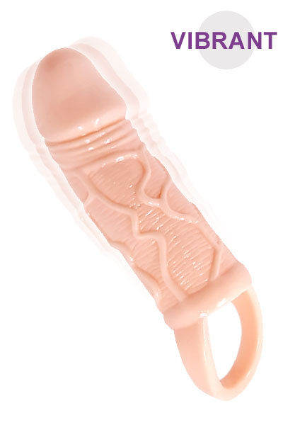 Penis Ring with Bulging Veins - More Length & Pleasure