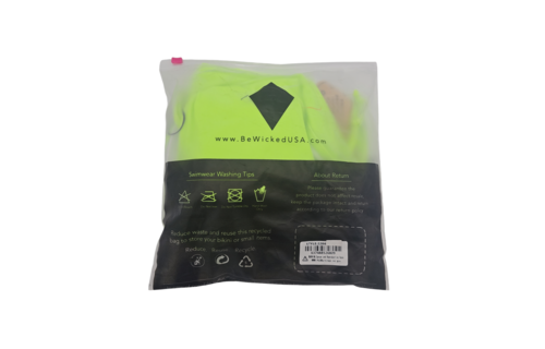 Odette Swimsuit Neon Green S-M | Adjustable & Flattering