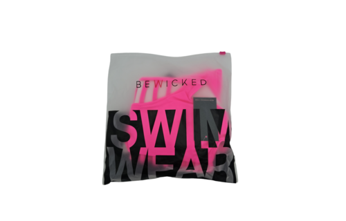 Evie Zwempak Large Neonroze Met Cage Design – Be Wicked