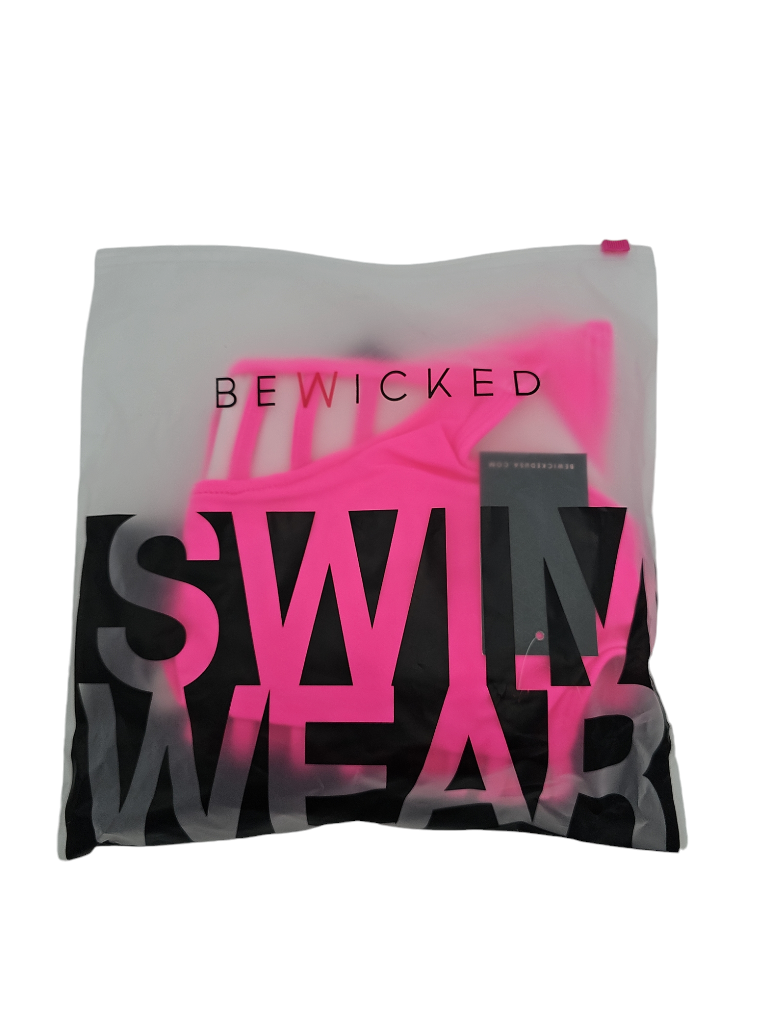 Evie Swimsuit Large Neon Pink With Cage Design – Be Wicked