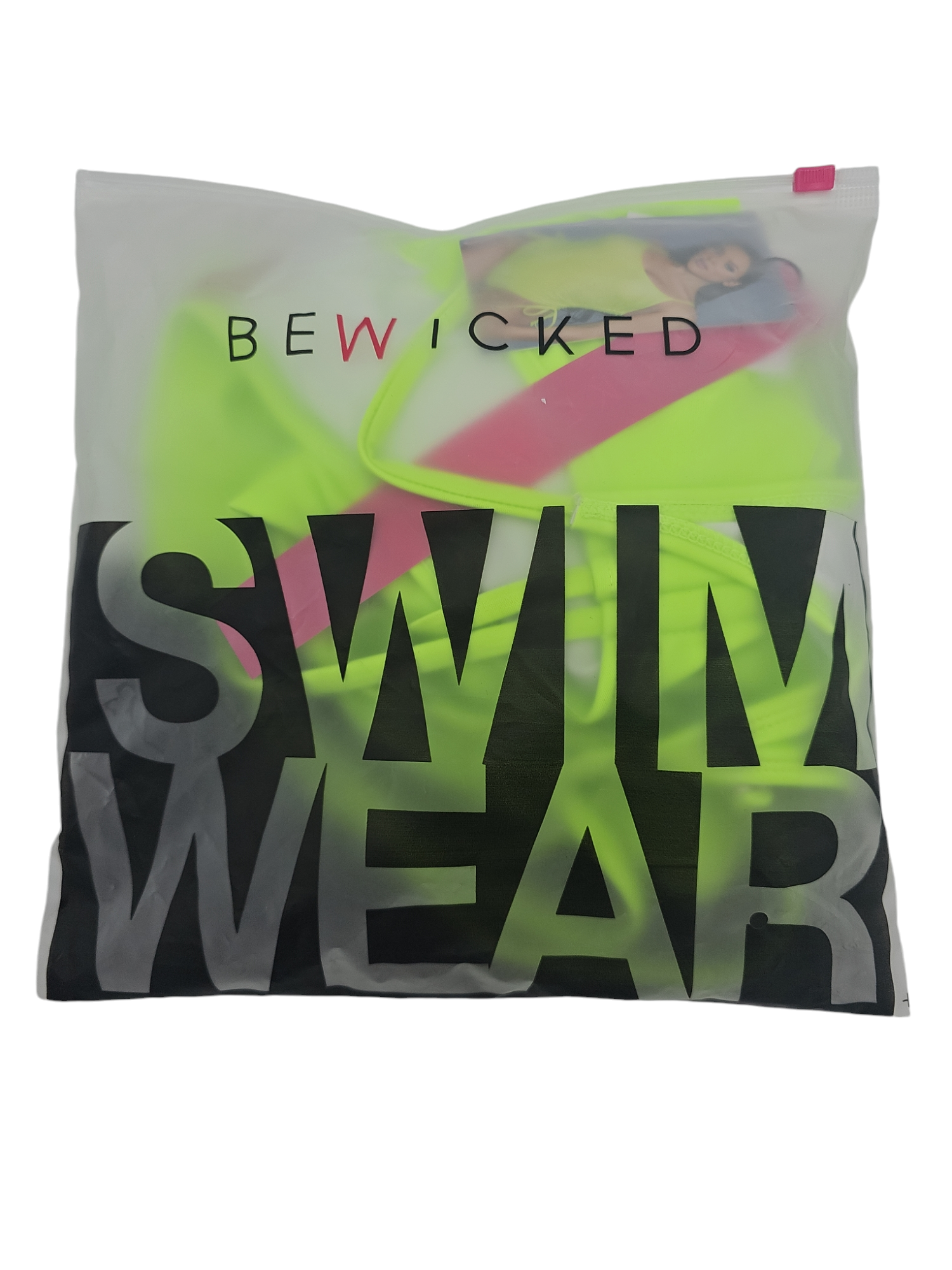 Odette Badpak Neon Groen L | Verstelbaar & Flatterend Design