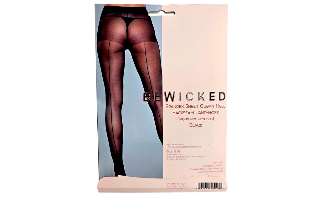 Ring My Line Pantyhose Black - Vintage Charm, Comfort & Style