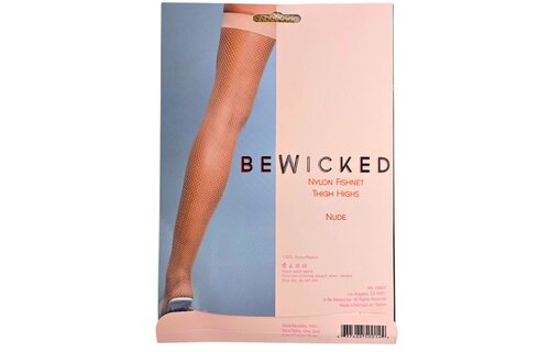 Nylon Visnet Dijhoge Kousen – Stevige Band & Diverse Kleuren