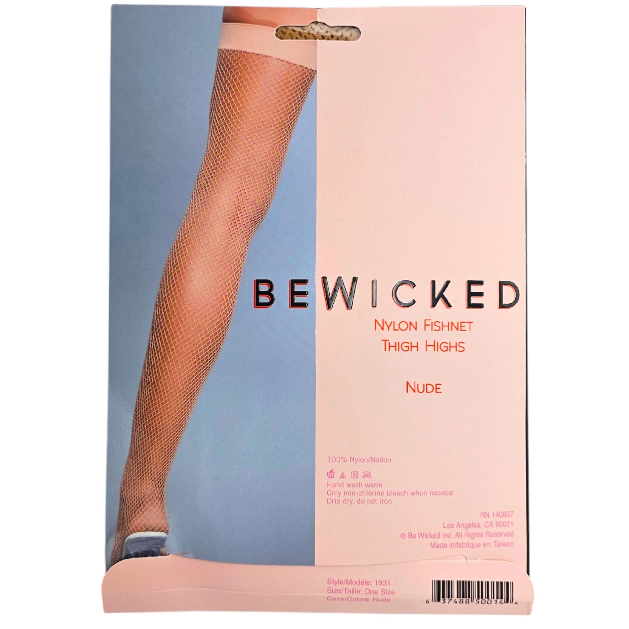 Nylon Fishnet Thigh-High Stockings – Sturdy Band & Various Colours