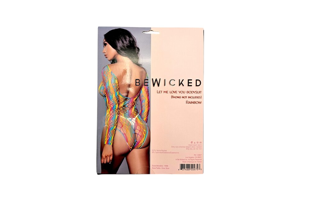 Let Me Love You Bodysuit - Bold & Stylish | Bewicked Rainbow