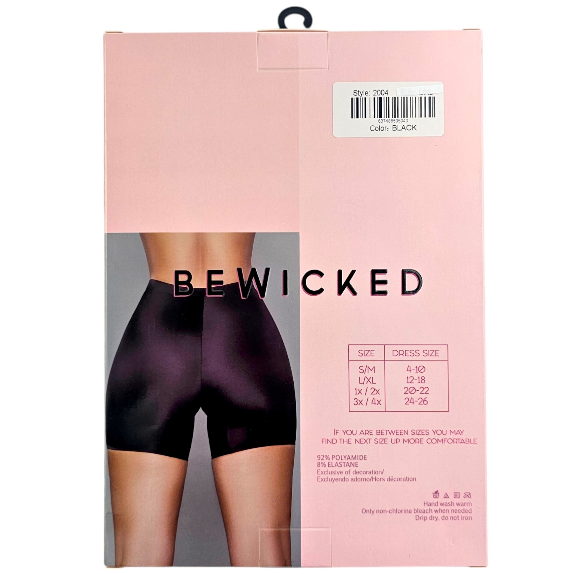 Shape Shifter Shapewear Shorts Zwart 1X/2X | Naadloos & Anti-Slip