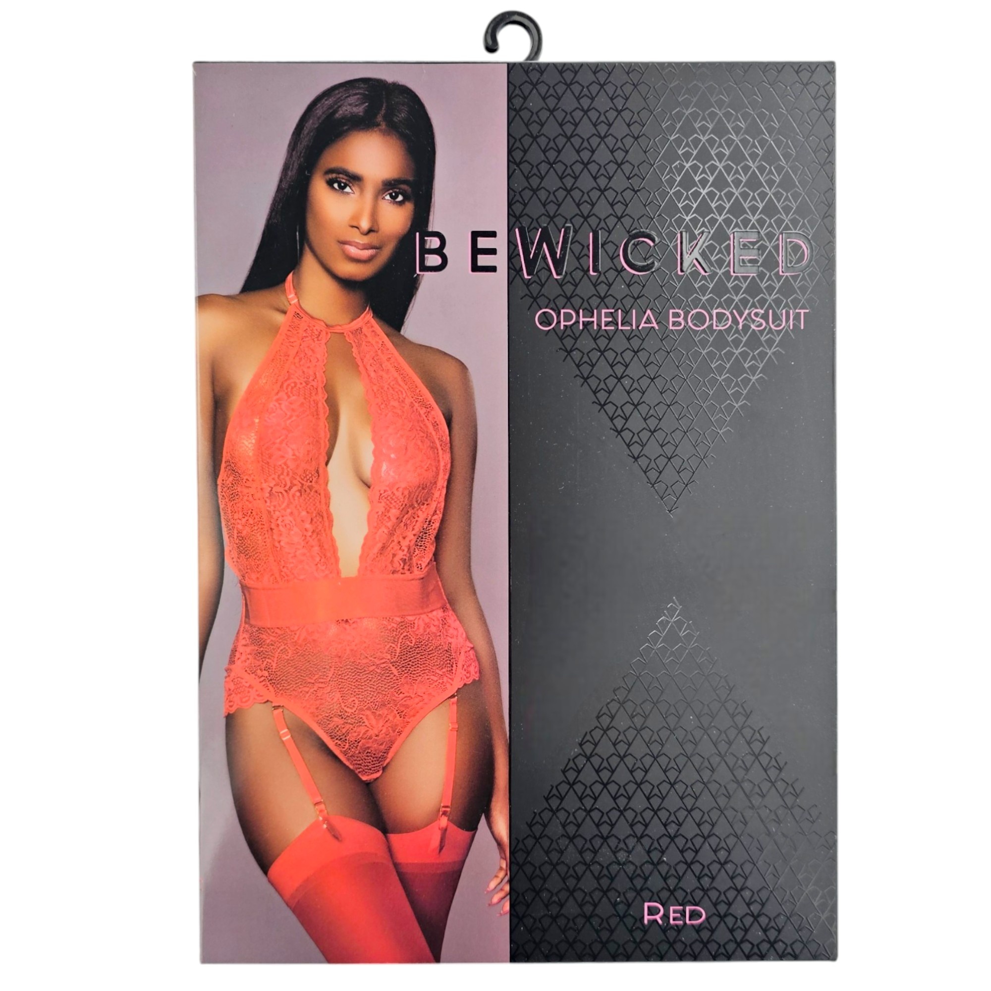 Ophelia Bodysuit Rood | Luxe Satijn & Verleidelijke Jarretels