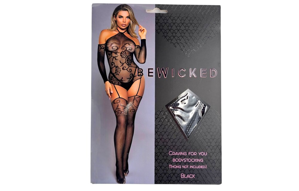 Craving For You Bodystocking Black | Seductive Lace & Stockings