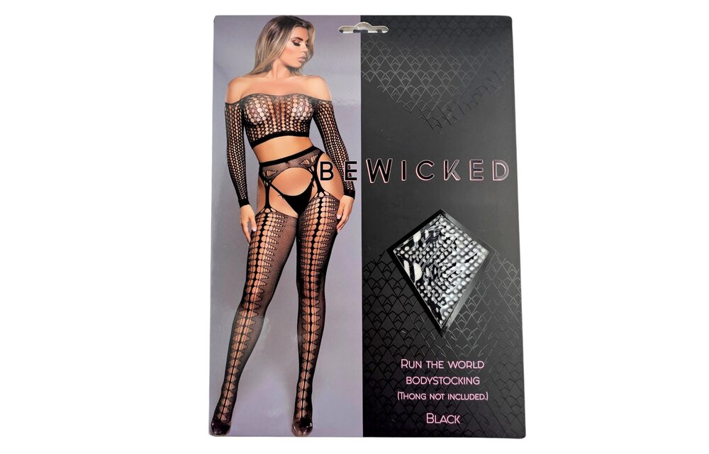Run The World Bodystocking Set Black – Seductive & Stylish