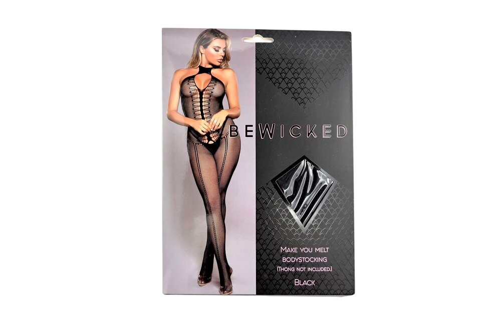 Make You Melt Bodystocking Black – Seductive Bodysuit