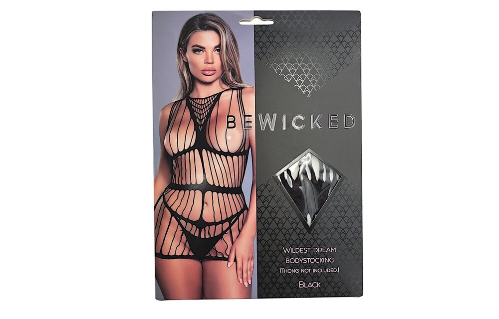 Wildest Dream Bodystocking - Black, Seductive Fit