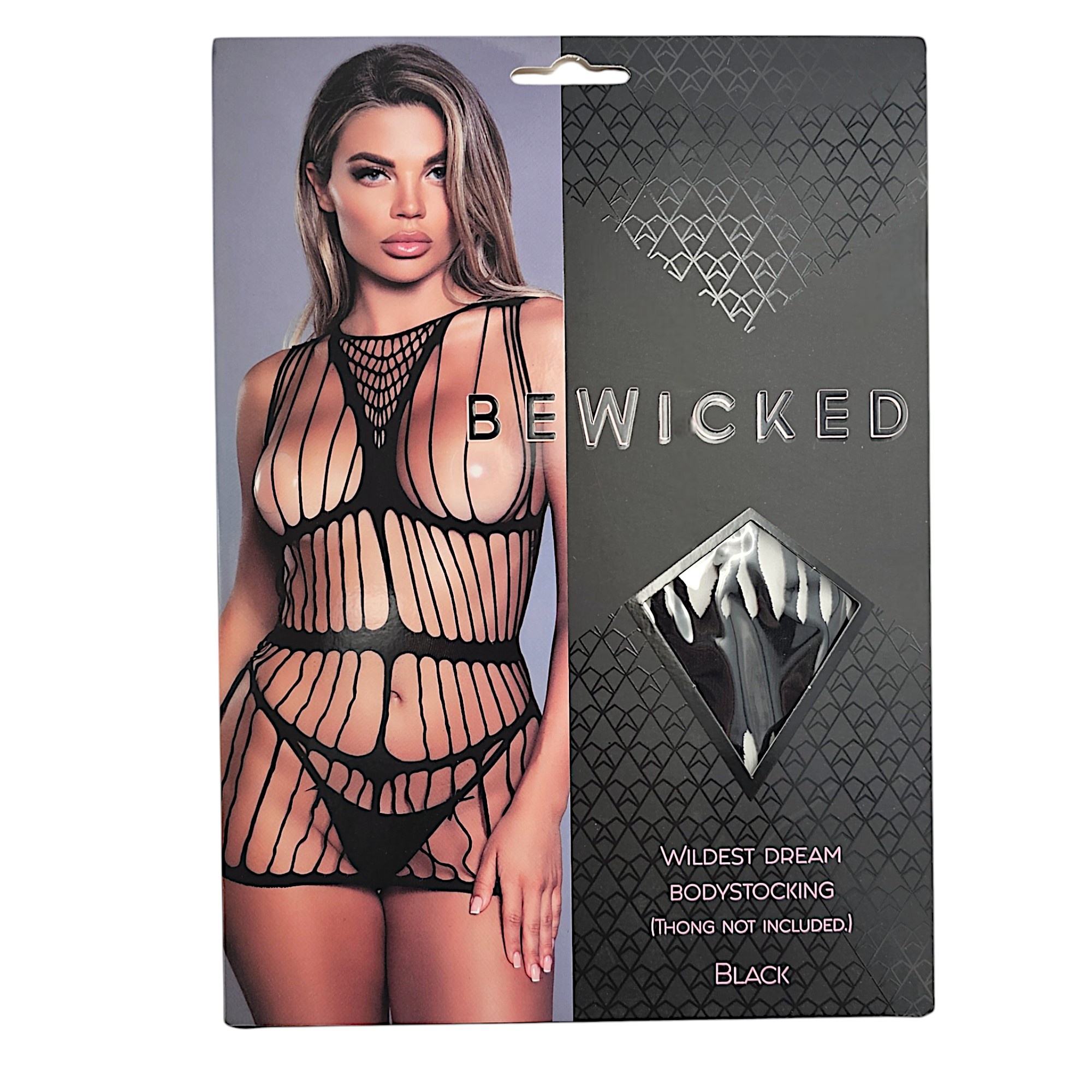 Wildest Dream Bodystocking - Black, Seductive Fit