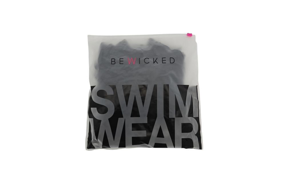 Rowen Swimsuit XL Black | One-Shoulder Mesh Elegance