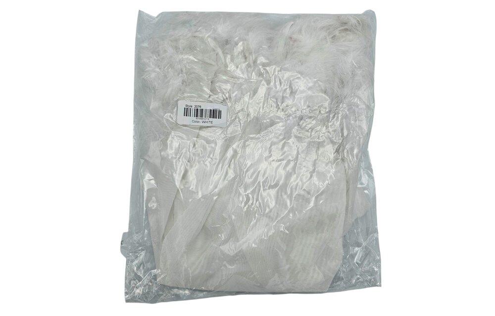 Farah Babydoll Set L/XL Weiß – Luxuriöses Kunstfell & Verführung