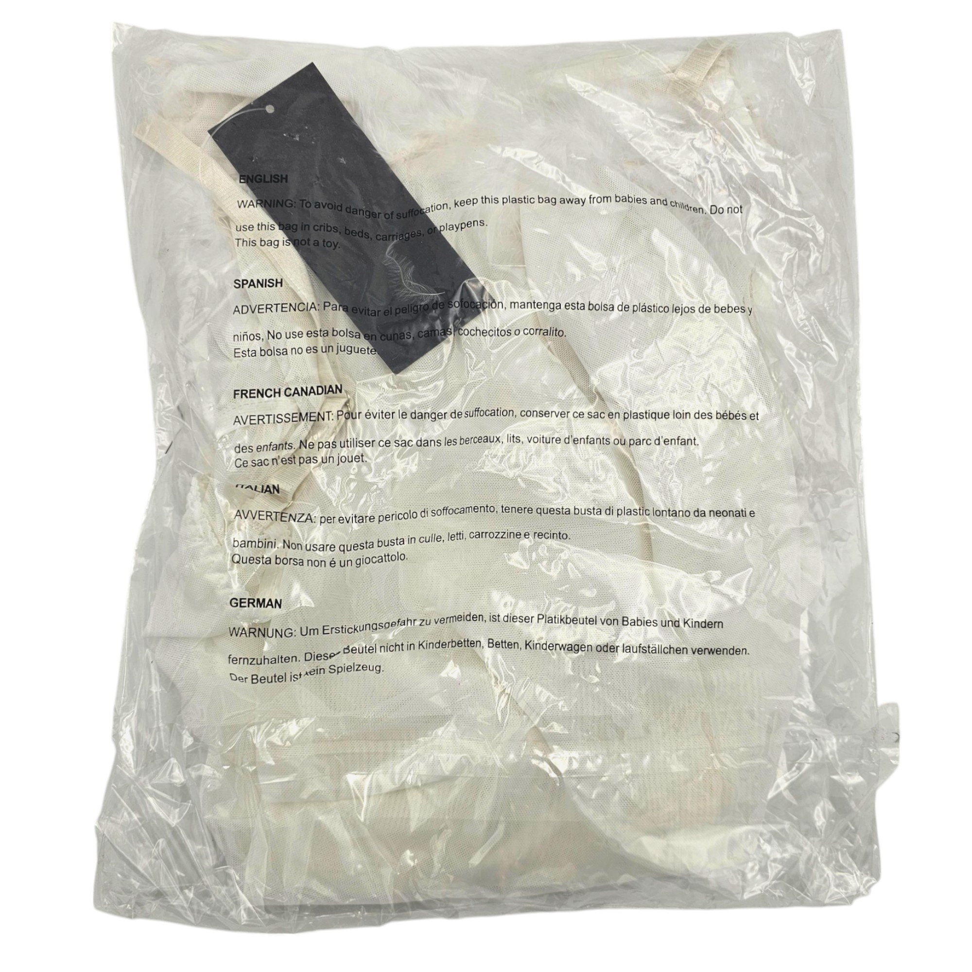 Farah Babydoll Set L/Xl Wit – Luxe Imitatiebont & Verleiding