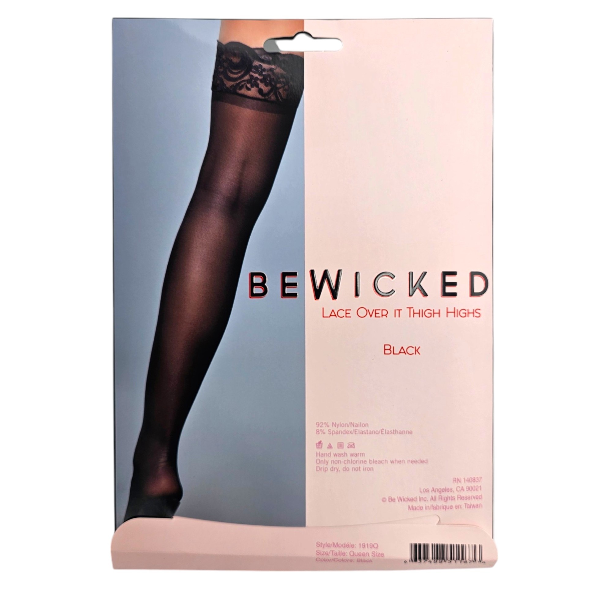 Schwarze Spitzenstrümpfe Lace Over It – Elegant und bequem