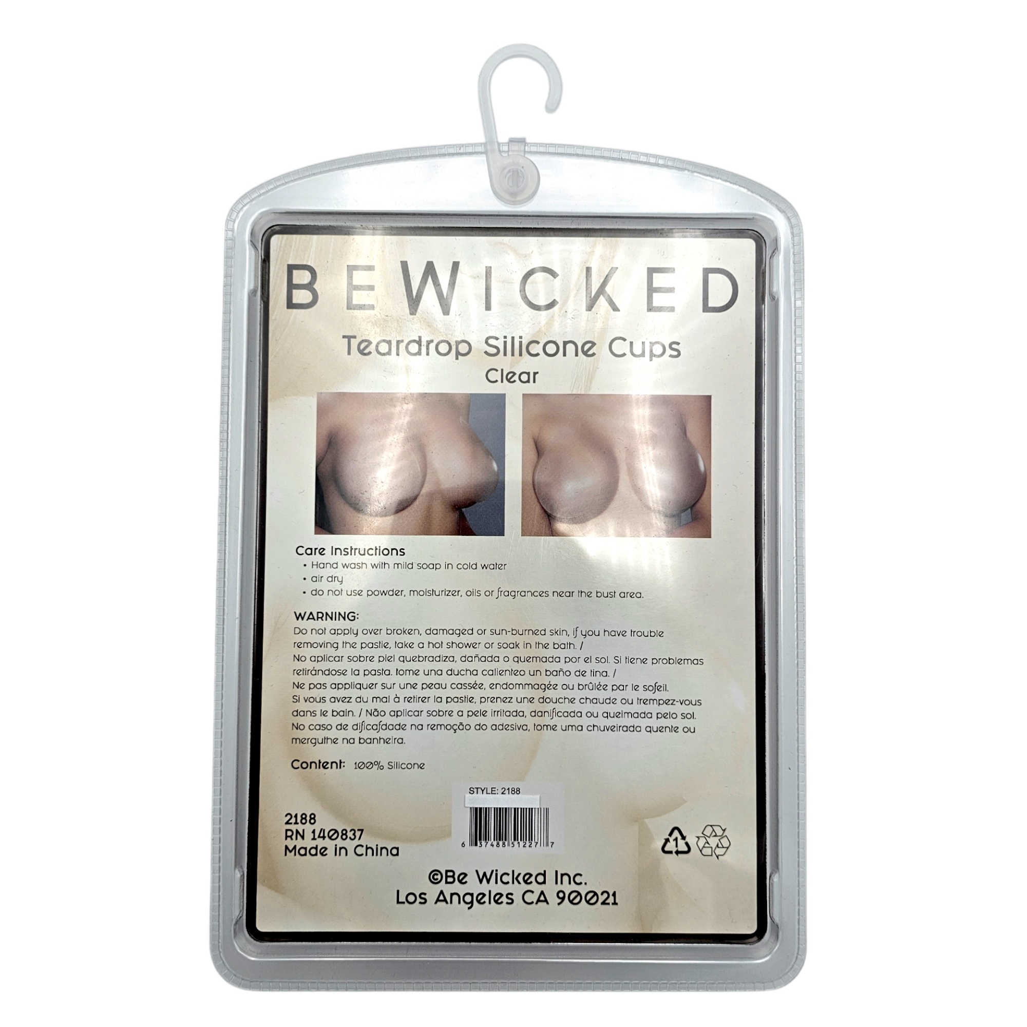 Teardrop Silicone Cups - Comfort & Natural Lift BeWicked