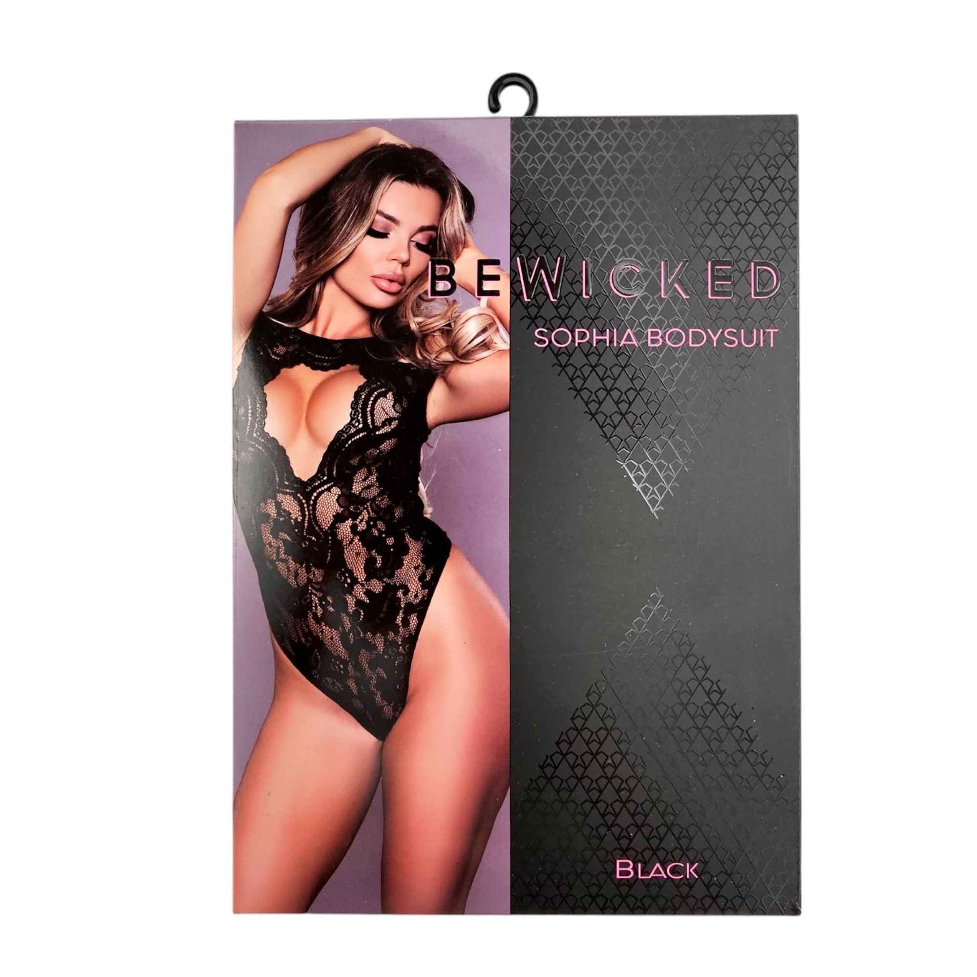 Sophia Bodysuit Zwart Xl – Verleidelijk Kant & Open Decolleté