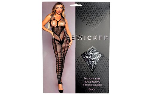The Total Babe Bodystocking Zwart | Verleidelijk & Uniek Design