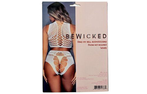 Ring My Bell Bodystocking White | Plus Size Elegance & Style