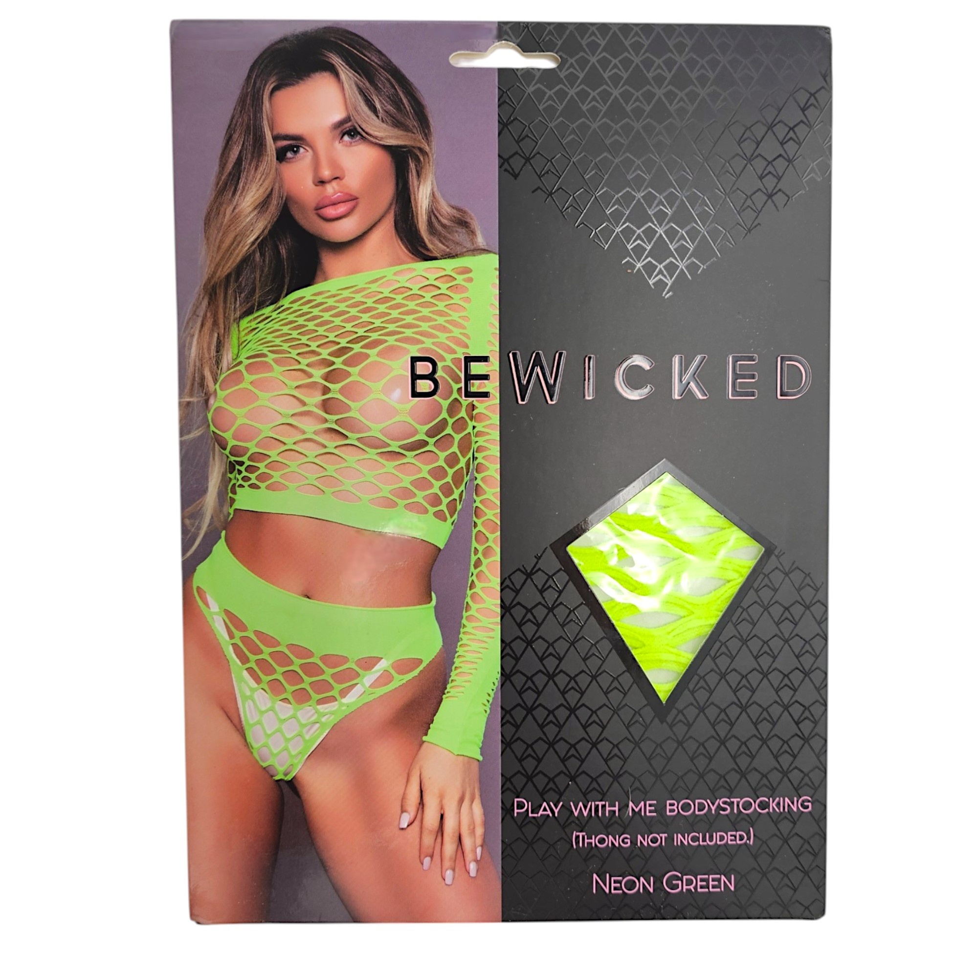 Play With Me Bodystocking Green – Elegant Fishnet Lingerie