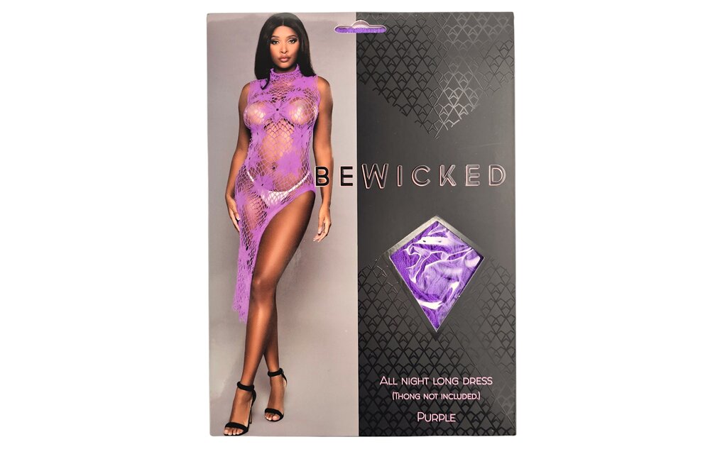 All Night Long Floral Dress Purple | Sexy Sleeveless & Side Slit