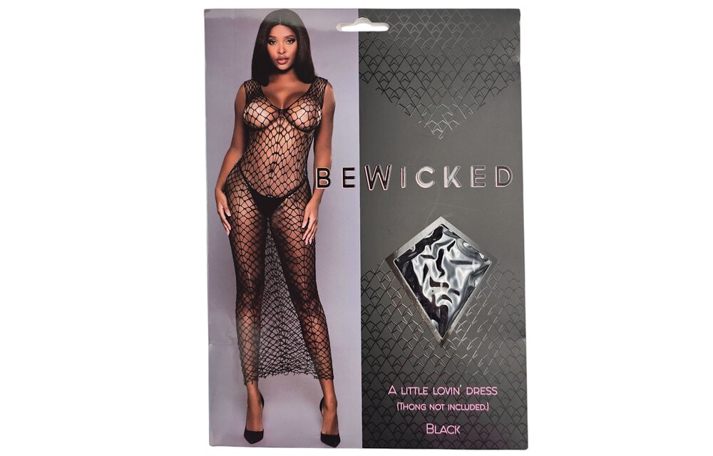 A Little Lovin' Maxikleid – Sexy Netzkleid Schwarz