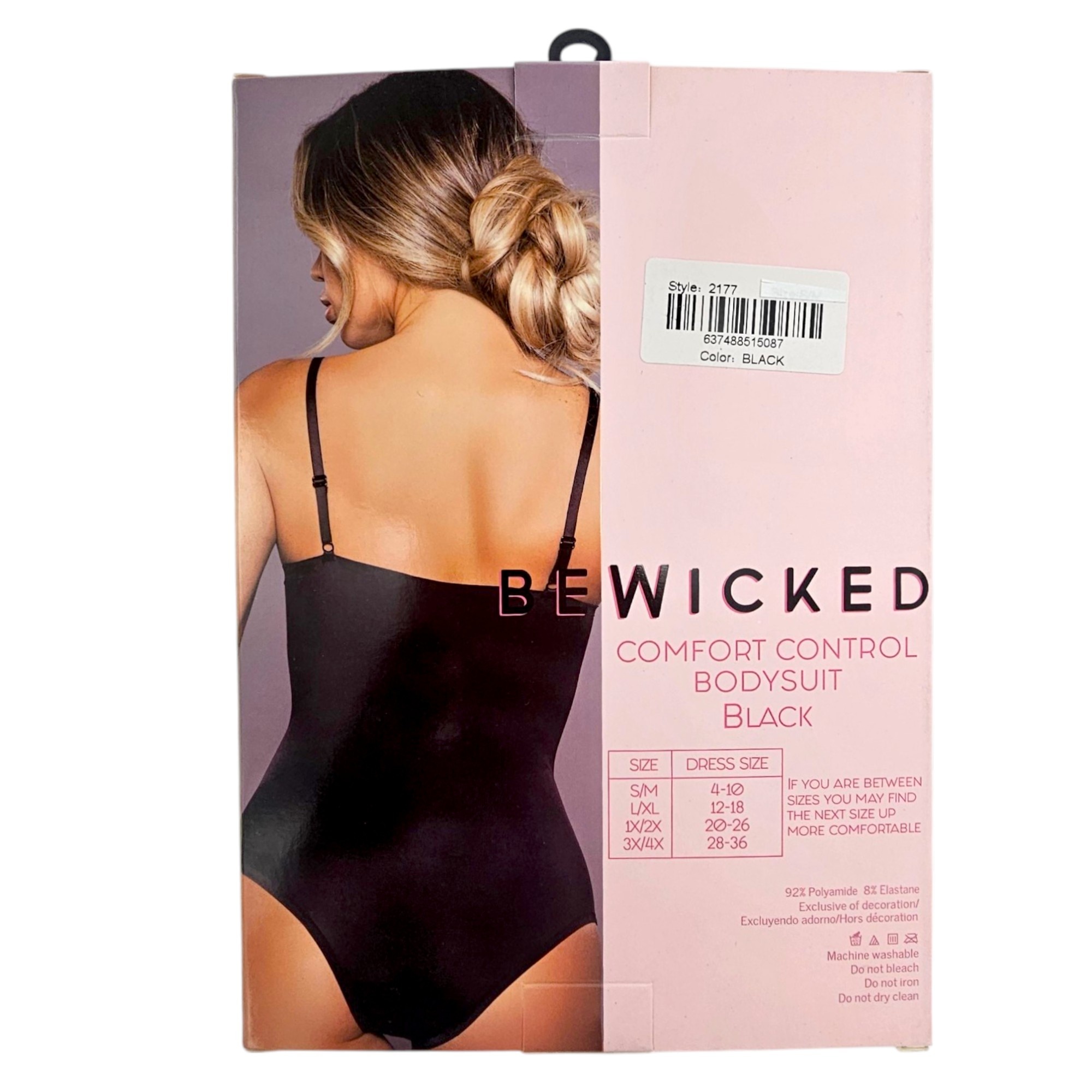 Comfort Control Bodysuit Schwarz S/M | Stilvoll & formend