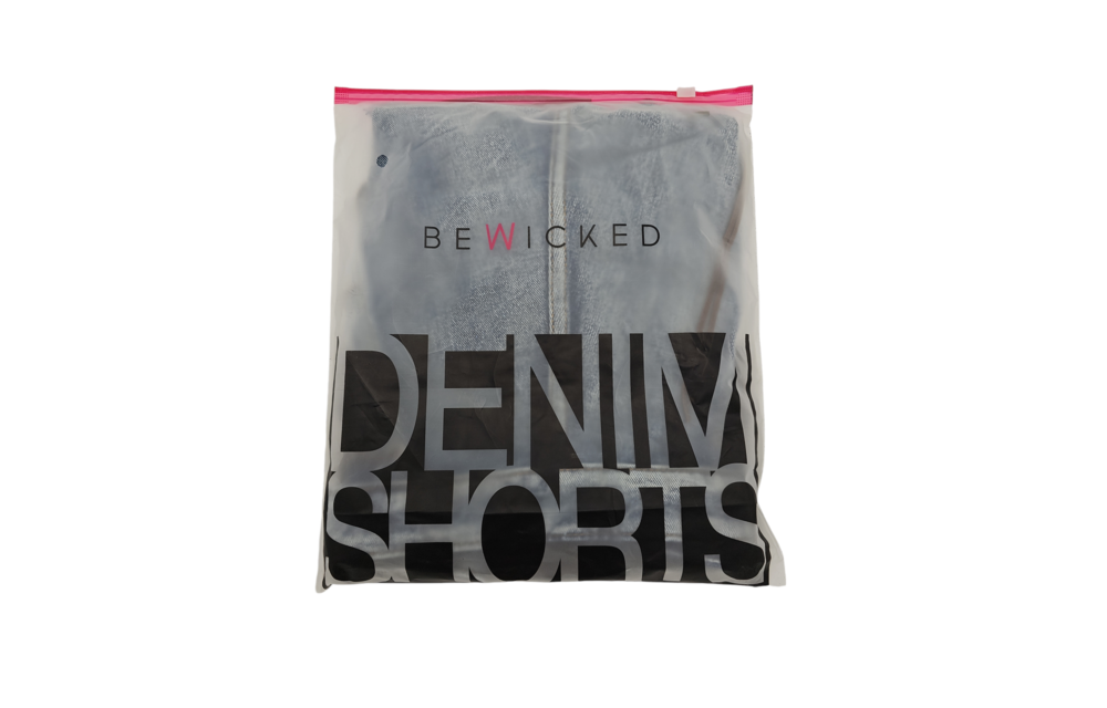 Keep Me Tied Up Shorts - Adjustable Denim Shorts M/L Blue