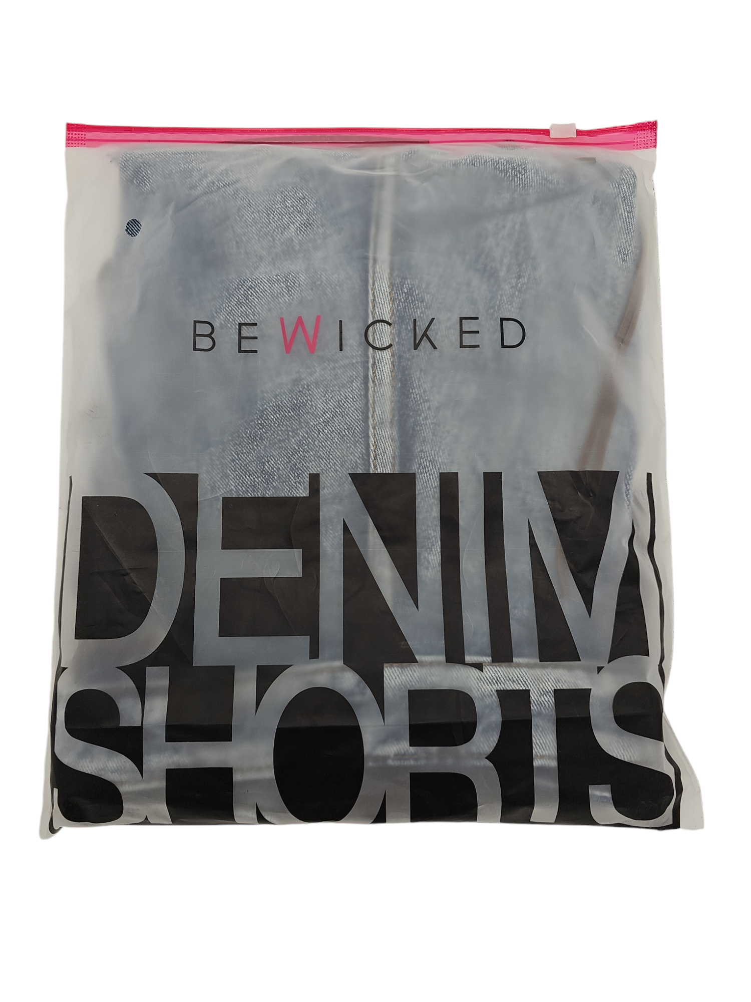 Keep Me Tied Up Shorts - Adjustable Denim Shorts M/L Blue