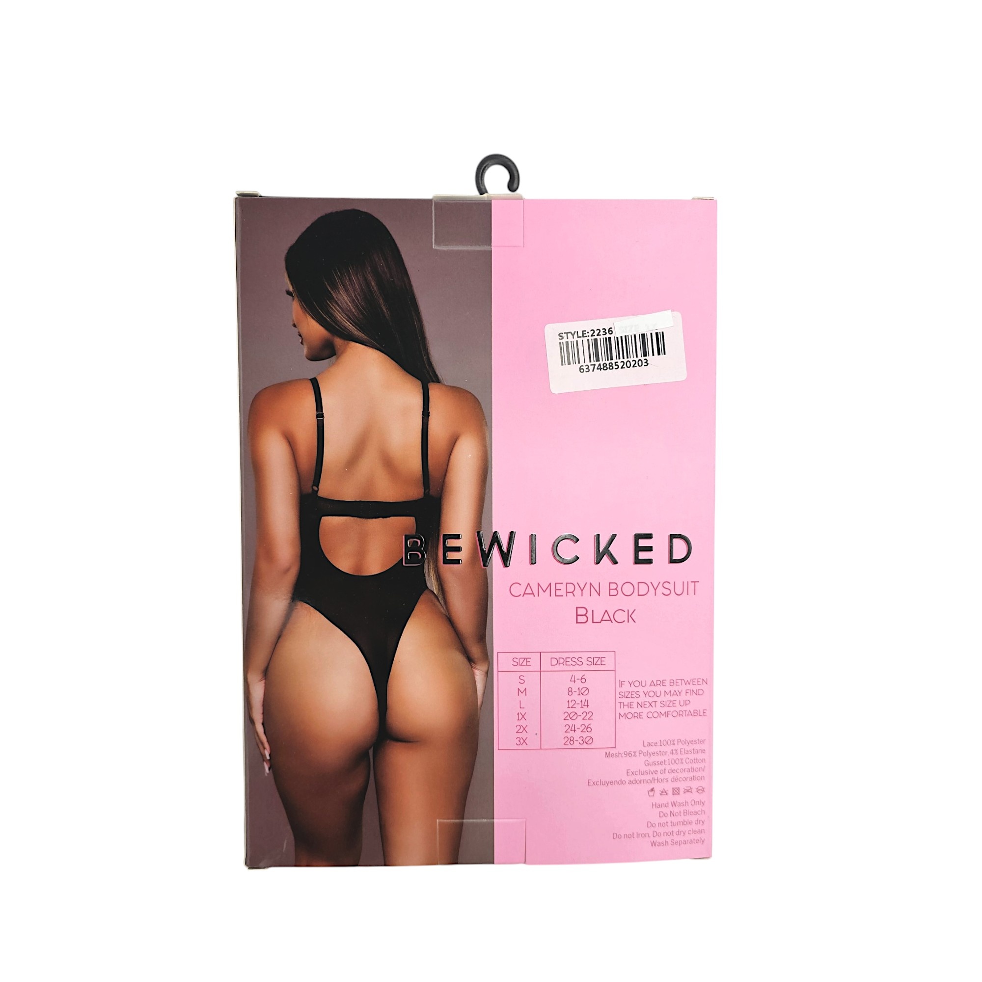 Cameryn Kanten Bodysuit Zwart - Elegant & Sensueel Lingerie