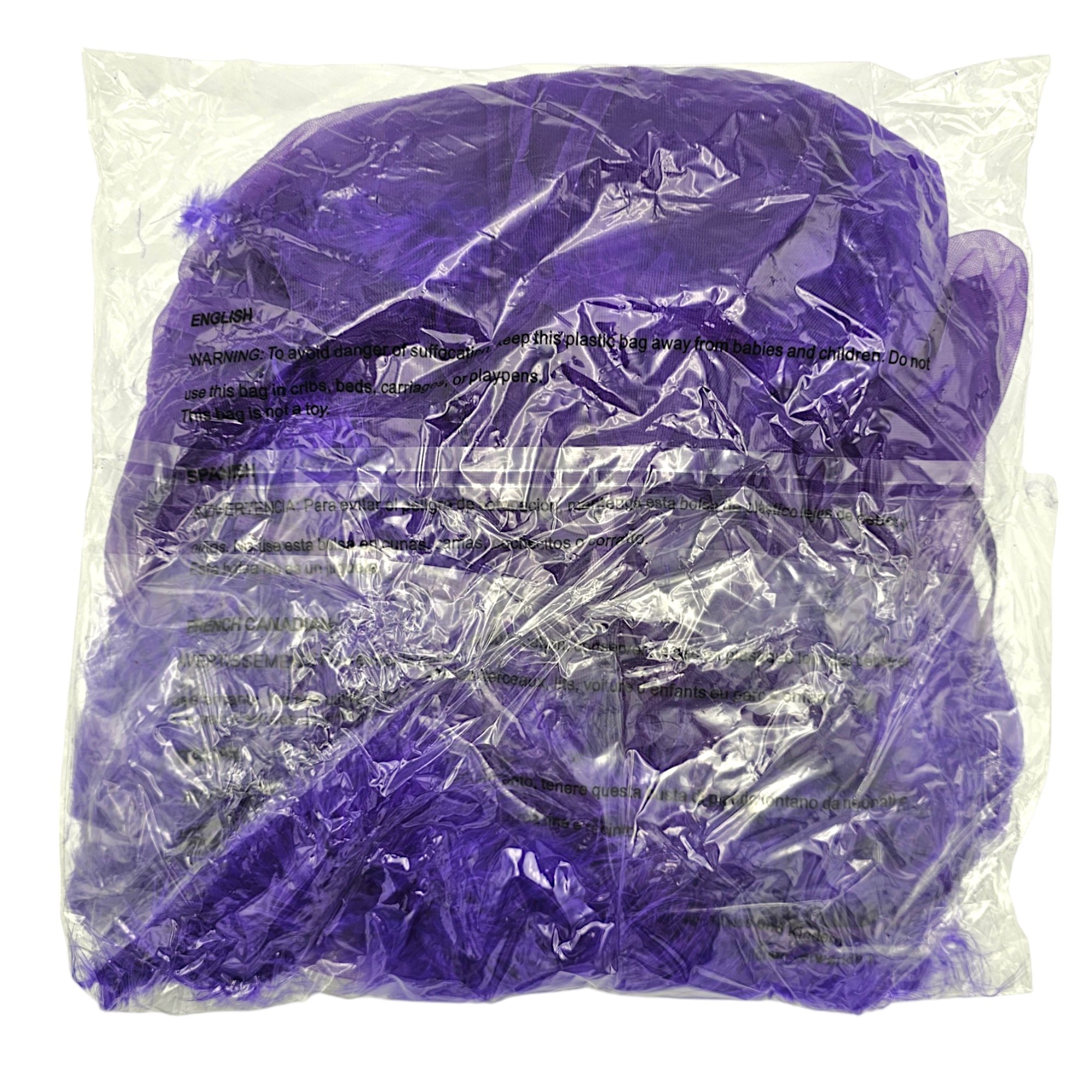 Chic Short Chiffon Kimono Purple With Faux Fur | Bewicked